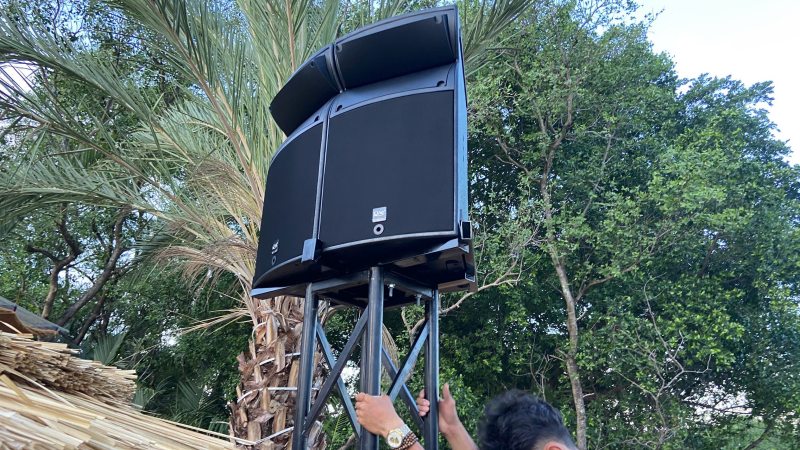 loa cho quán Cafe Sân Vườn