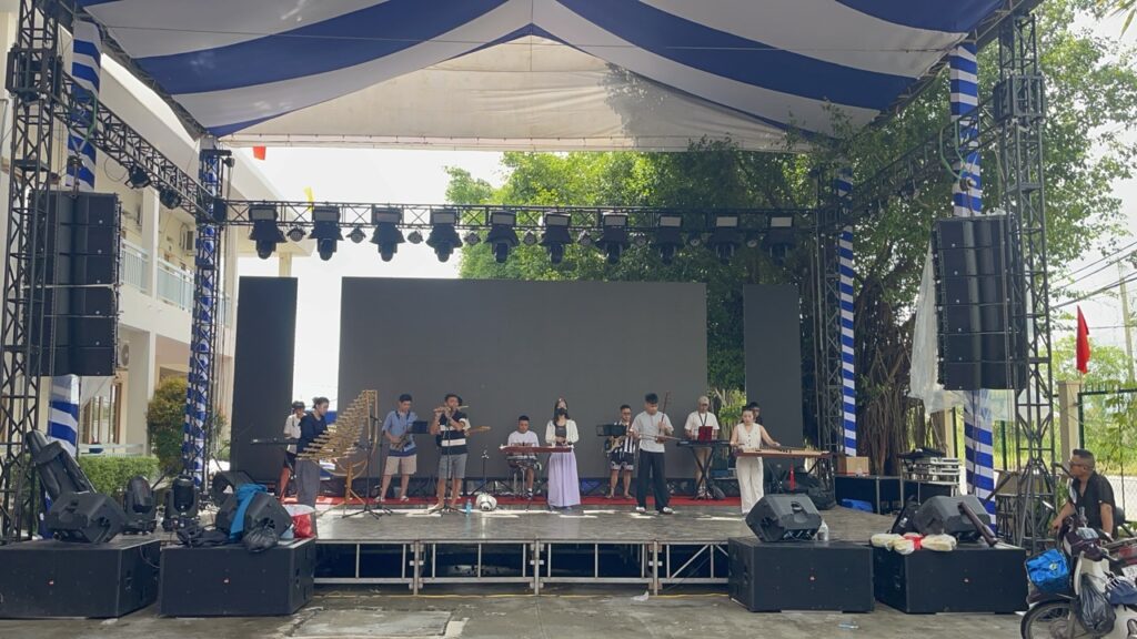 Hệ thống âm thanh, loa Qha K3 tại sự kiện hát cùng Chiến Sĩ