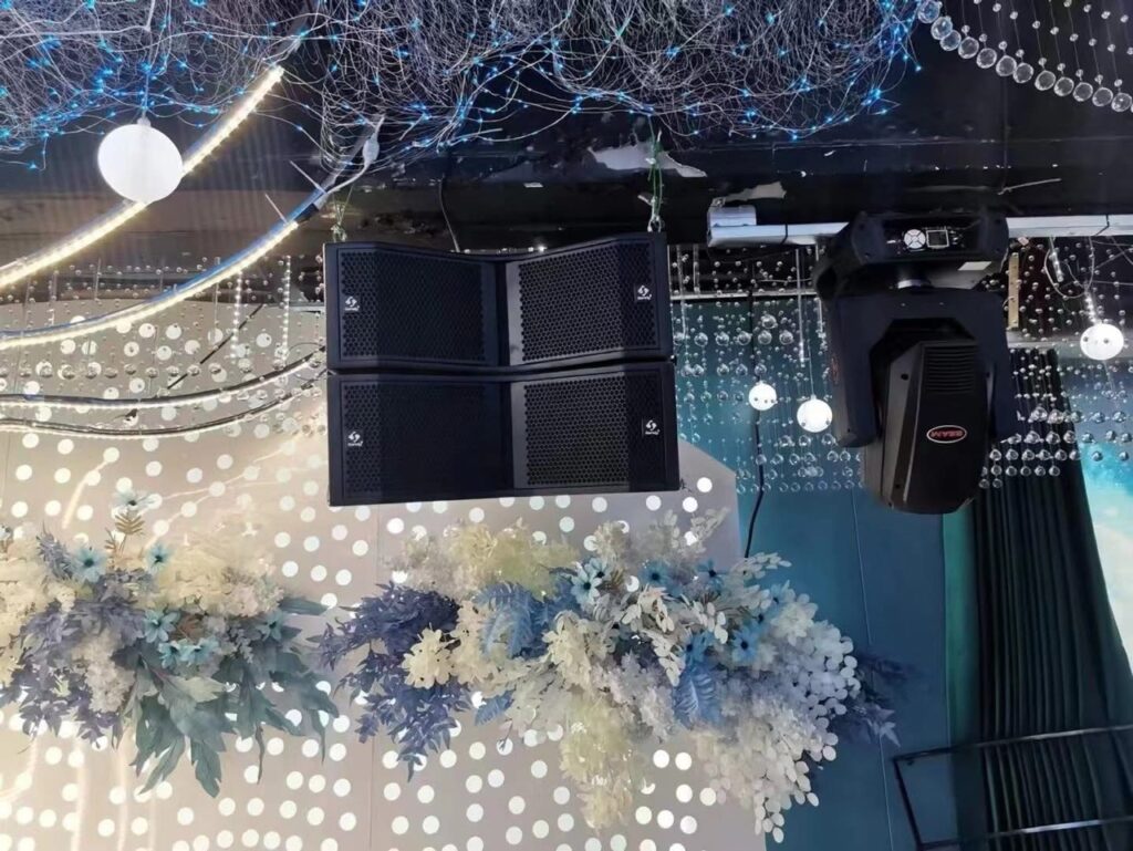 hệ thống loa sandy tại nhà hàng tiệc cưới